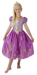 Disney Prinsessan Rapunzel Deluxe Klänning Utklädningskläder(Stl. 104/S)