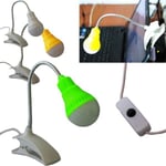 Trade Shop - Lampe A Led Avec Clip Pour Pc Ordinateur Portable Lecture Usb Flexible Ajustable