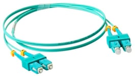 Fiber patchkabel OM3 SC-SC 50/125 duplex 1M