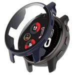 Garmin Venu 2 Plus-skydd med skärmskydd i härdat glas - Mörkblå Blå