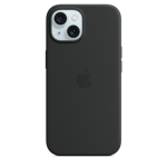 Apple Silikonskal med MagSafe till iPhone 15 – svart