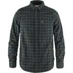Fjällräven Fjällräven Övik Flannel Shirt M - Dark Grey - Herr - M- Naturkompaniet