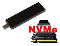 Clé boitier USB 3.0 Pour SSD M.2 NGFF PCIe NVMe Type PCIe uniquement, B+M ou M Key Type PCIe uniquement, B+M ou M Key