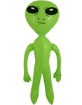 Uppblåsbar Grön Alien 62 cm