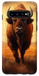 Coque pour Galaxy S10 Bison, buffle, animal sauvage
