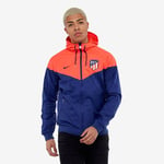 Nike Atletico Madrid Woven Windrunner Football Jacket Sz M Deep Royal Blue