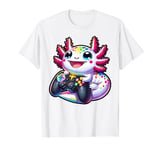 Gamer Axolotl Kawaii Axolotl Anime Gaming Funny Video games T-Shirt