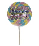 Giant Swirl Lollipop Candy Cane Lolly Perfect For Christmas stocking filler Party Bag Gift Toy Cake Topper Giant Lollipop (Large Rainbow Candy Swirl Lollipop) (Giant Pastel Candy Swirl Lollipop)