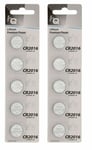 HQ CR2016 Lithium Batteries 3V Coin Button Battery Cell  10 PACK