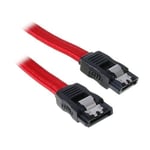 BitFenix Alchemy Premium Modding Series Multisleeved Cable - Câble SATA - Serial ATA 150/300/600 - SATA (F) pour SATA (F) - 30 cm - moulé - rouge
