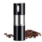 Flyinghedwig Portable Coffee Grinder Burr Automatic Espresso Machine Coffee Maker Rechargeable Battery Operated,Travel Coffee Tumbler for Home,Office,Cars,Camping,Travel Black