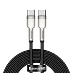 Baseus Cafule 100W USB-C til USB-C Kabel - Power Delivery - 2 Meter - Svart