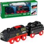 BRIO World Battery Powered Steaming Toy Train Engine for Children Age 3 Years Up