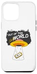 iPhone 14 Pro Max Cute Graphic For UFO Day Out Of This Fake World Social Media Case