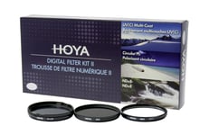 Genuine HOYA Digital Filter Kit II 77mm, UV, ND8, CPL, CIR-PL, polarizer, NEW