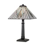 Elstead Lighting - Alderley 50cm - Tiffany lampor - Flerfärgad