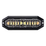 Blixtljus Strands DUO Orange+Vit 12LED - 12/24V / 20W / 132 mm