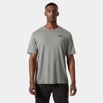 Helly Hansen Men’s LIFA® ACTIVE SOLEN Relaxed Fit Graphic Print T-shirt Grey L