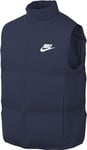 Nike FB7373-410 M NK TF CLUB PUFFER VEST Jacket Homme MIDNIGHT NAVY/WHITE Taille M