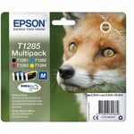 Genuine Epson T1285, Fox Multipack Ink Cartridges, S22, SX125 SX130 SX230, SX430