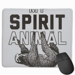 My Sporit Animal Mouse Pad with Stitched Edge Computer Mouse Pad with Non-Slip Rubber Base for Computers Laptop PC Gmaing Work Mouse Pad