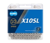 KMC X10SL 10 Speed Chain, Silver, 114 Link