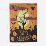 Halloween filt - Plysch Halloween filt - Mysig flanell grå Halloween dekoration för fest soffa säng vardagsrum 50\"x60\"" Stil 7"