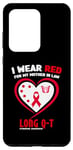 Coque pour Galaxy S20 Ultra Je porte du rouge pour sensibiliser ma belle-mère au syndrome du Q-T long