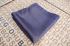New Hugo BOSS brown red 100% silk suit tux prom handkerchief tie Pocket Square