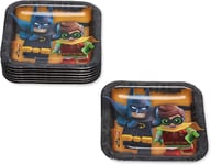 DC Comics LEGO Batman Paper Plates 17.8 cm 8 Packs