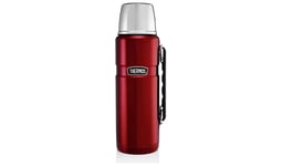 Thermos Stainless King Red Flask Hot And Cold Drinks For Friends And Family 1.2L