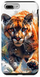 iPhone 7 Plus/8 Plus realistic cougar walking scary mountain lion puma animal art Case