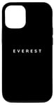 Coque pour iPhone 12/12 Pro Everest Souvenir / Everest Mountain Climber Police moderne