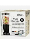 New 17pc Multi Blender Shake Smoothie Chopper Mixer Whips Juice Maker Black