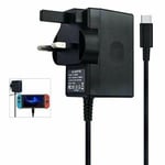 Main 3-Pin Fast Charger Power Supply Adapter AC Type C cable For Nintendo Switch