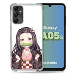 Cokitec Coque Renforcée pour Samsung Galaxy A05S Manga Demon Slayer Nezuko