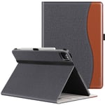 ZtotopCases Case for iPad Pro 12.9 2021/2020, Premium Leather Folio Stand Case Smart Cover with Auto Sleep/Wake, Multiple Viewing, for iPad Pro 12.9 Inch 5th/4th Generation, Denim Black