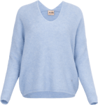 Thora V-Neck Knit - Cashmere Blue