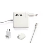45W 14.5V 3.1A Chargeur Fiche L compatible Magsafe 1 pour Apple MacBook 13" 15" Alimentation pour nombreux modèles