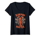 Womens Scorpion Hunting Scorpion Lovers for Men and Women Shirt V-Neck T-Shirt
