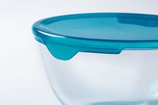 Pyrex Mixing Bowl Set with Lids 05L / 1L / 2L Glass Set of 3 Cook & Store