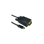 Câble adaptateur Rs Pro usb c vers vga, usb 3.1, 1080p ( Prix pour 1 )