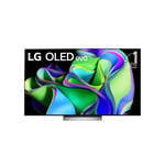 LG OLED evo OLED77C34LA.API TV 195,6 cm (77 ) 4K Ultra HD Smart TV Wifi Argent - Neuf
