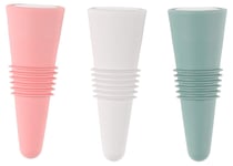 Clas Ohlson Flaskkork i silikon, 3-pack