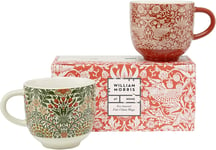 William Morris At Home FG6864 Useful and Beautiful Two Assorted Fine China Mugs