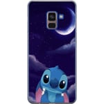 Samsung Galaxy A8 (2018) Genomskinligt Skal Stitch
