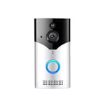 jsadfojas Support Smart Doorbell Wireless WiF Remote Control HD Intercom Intercom Low Power Rainproof Doorbell Support Android iOS (White, One Size)