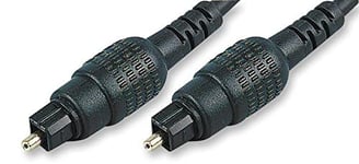 Pro Signal PSG00890 TOSLink Optical Audio Lead with 5mm Cable, 3m Black