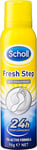 Scholl Fresh Step Antiperspirant Spray, 96G - anti Odour Shoe Spray, up to 24 Ho