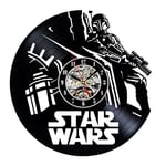 Decorative Vinyl Record Wall Clock Gift for Star Wars Boba Fett